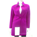 15QF1213 women double layer 100% wool coat